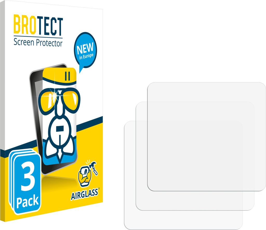 3x BROTECT Schutzglas für Samuliy Bike computer Schutzfolie Panzer Folie Glas Display Schutz klar