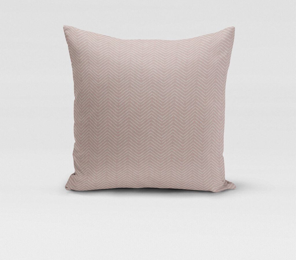 SCHÖNER LEBEN. Kissenhülle Clarke & Clarke Pica ZickZack rosa Größe 50x50cm (HxB) 50x50cm (HxB) Größe