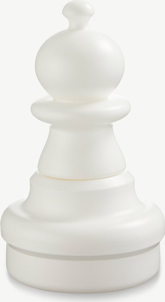 Schachfigur Bauer 42 cm Weiss - XL Outdoor Wasserdicht - UV Produktbild 