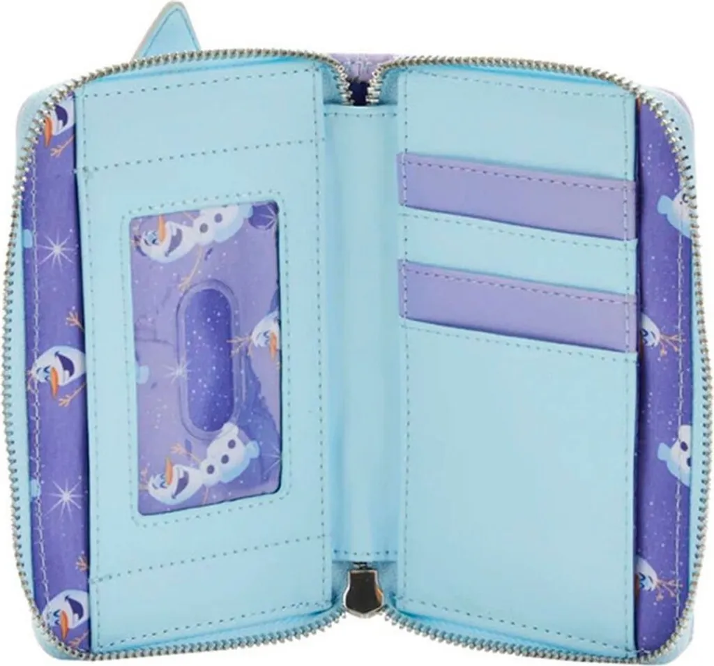 Portefeuille Elsa Palais des Glaces Loungefly avec Zips Robustes