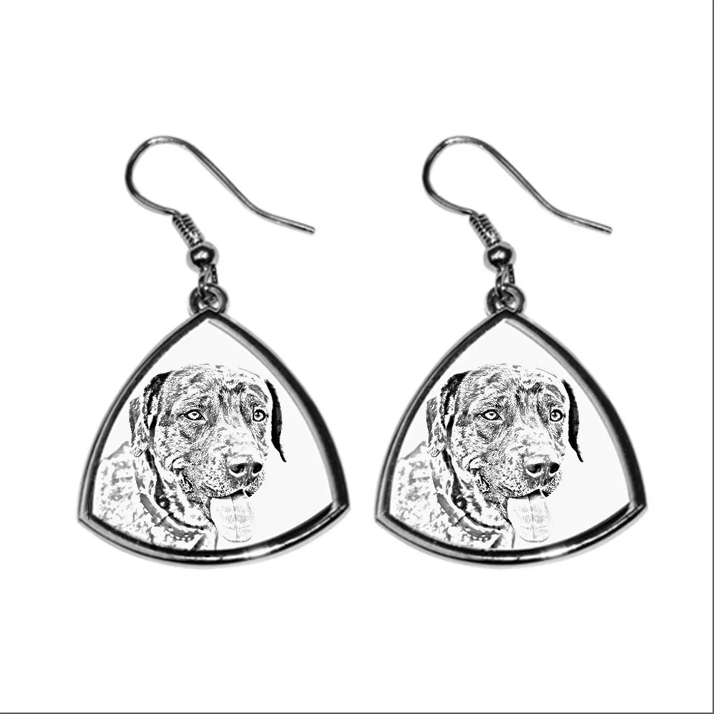 Orecchini Catahoula Leopard Dog Art-Dog - Gioielli Cane Personalizzati