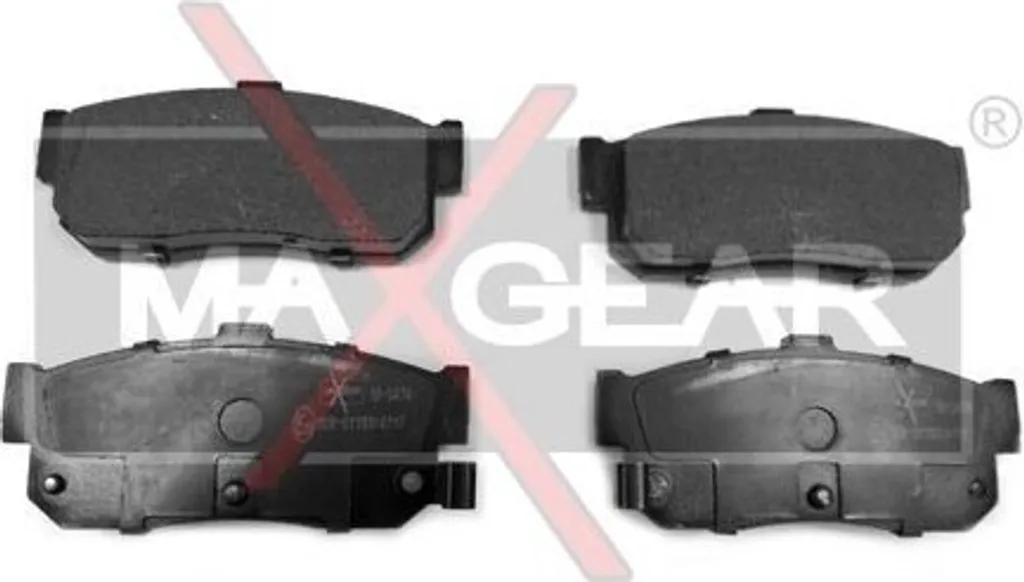 Plaquettes de frein arrière MAXGEAR 19-0474 pour Nissan Primera et Almera