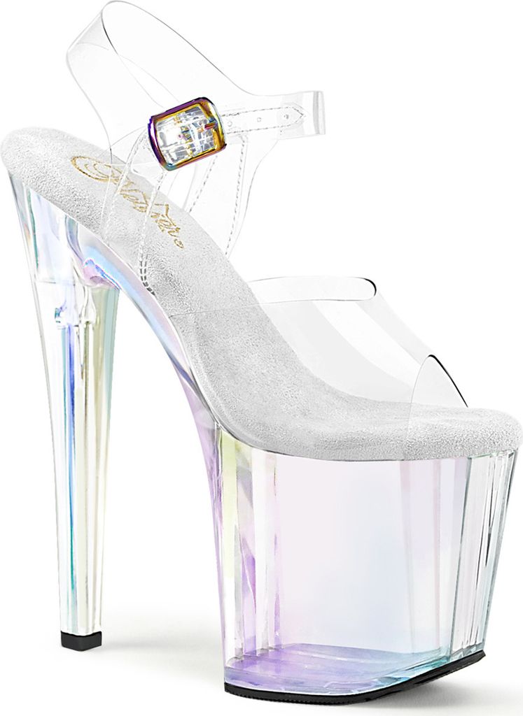 ENCHANT-708HT Damen Sandale von Pleaser, Transparent EU 36, US 6