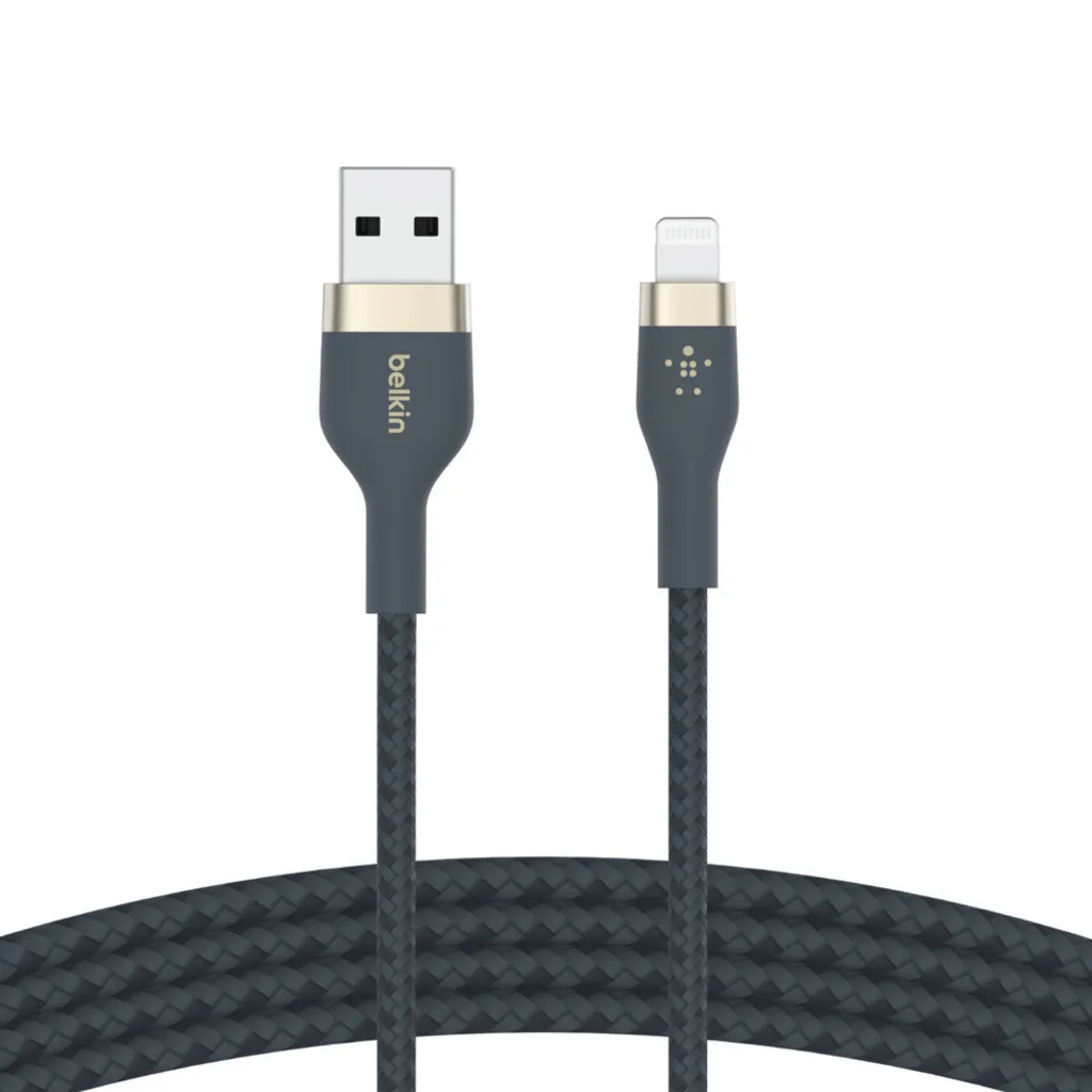 Cordon USB-A vers USB-C et Lightning Belkin pour recharge rapide