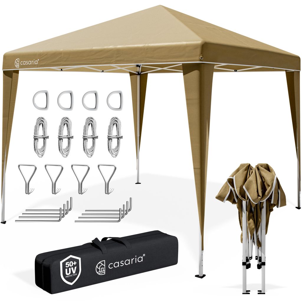 CASARIA® Gazebo da Giardino Capri 3x3m Pop-Up Protezione Immagine del prodotto 