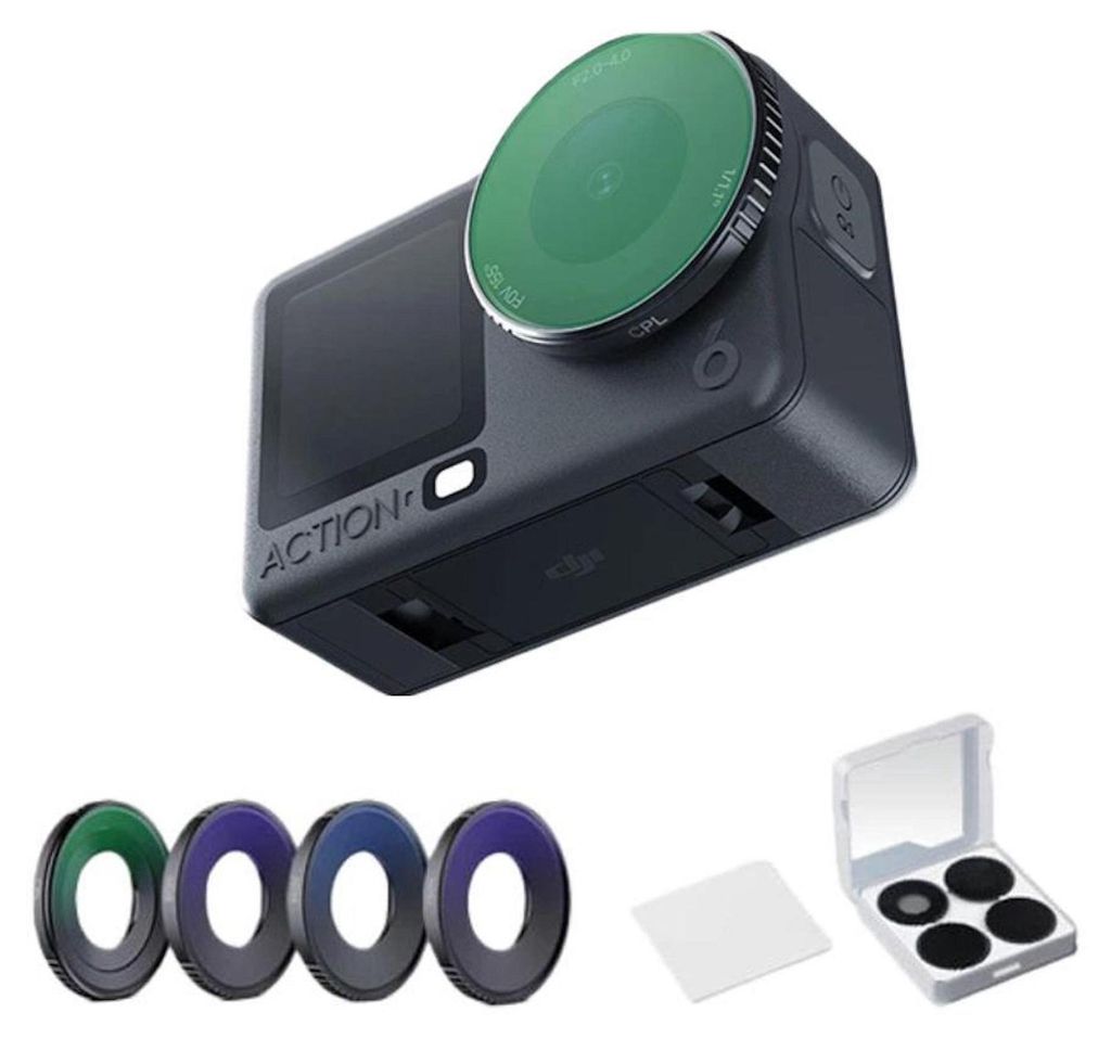 4-in-1 Filter Kit für DJI Osmo Action 6 CPL / ND8 / ND16 / ND32 Kamera Zubehör