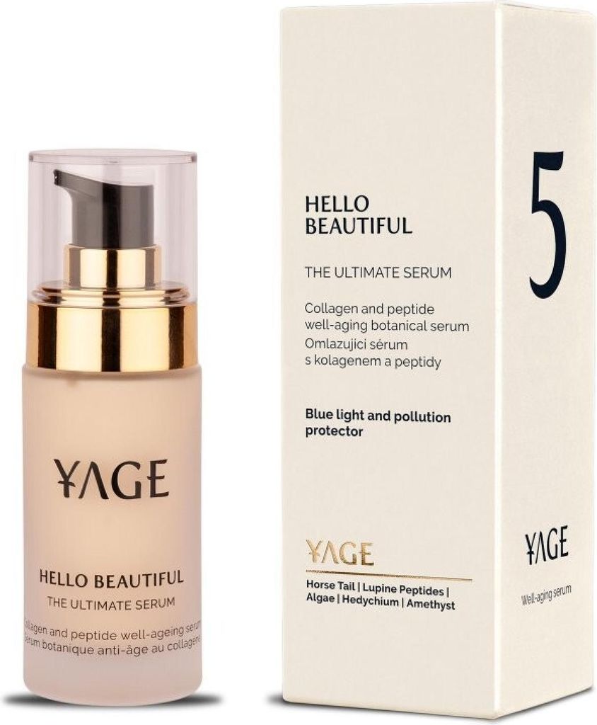 Yage Nr. 5 Lifting-Serum mit Kollagen und Peptiden Hello Beautiful 30 ml