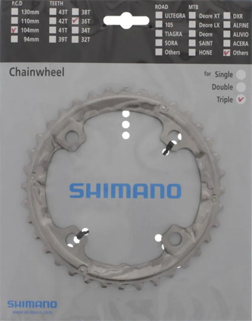 Plateau Shimano FC-T551 Argent : Finis les Sauts de Chaîne Vélo