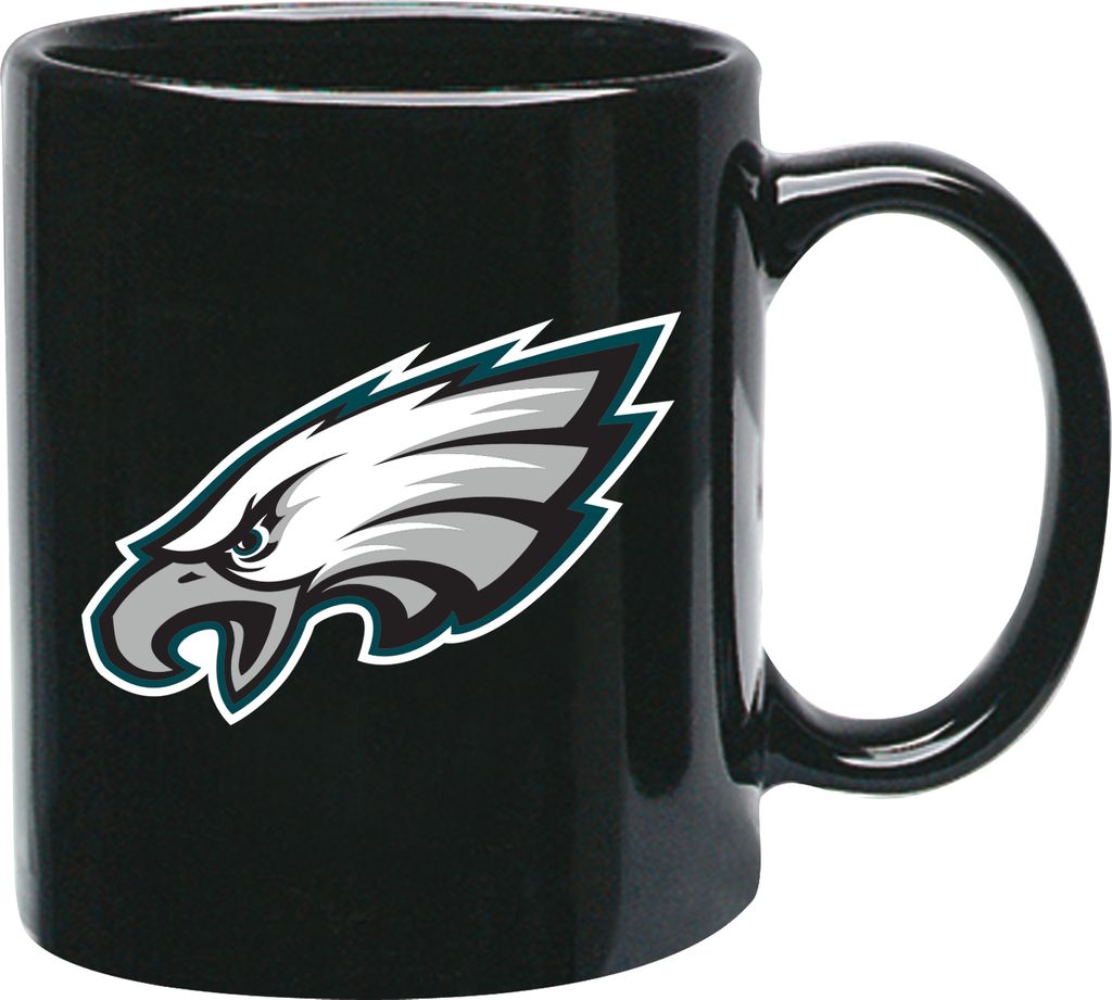 Philadelphia Eagles Black Glossy Mug