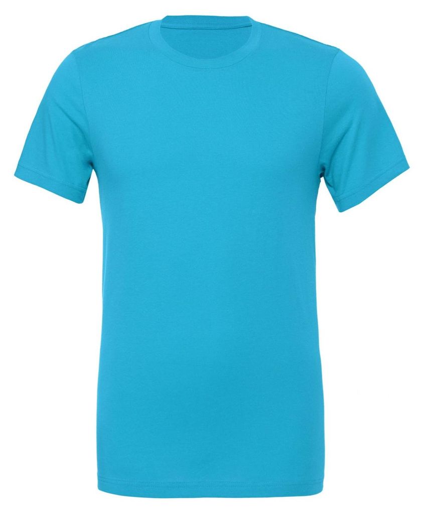 Bella + Canvas - T-Shirt für Herren/Damen Uni kurzärmlig FK3234 (3XL) (Aquablau)