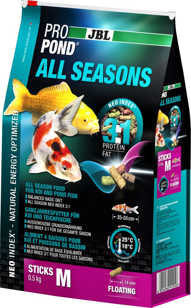 JBL ProPond All Seasons M, Ganzjahresfutter für Koi und Produktbild 