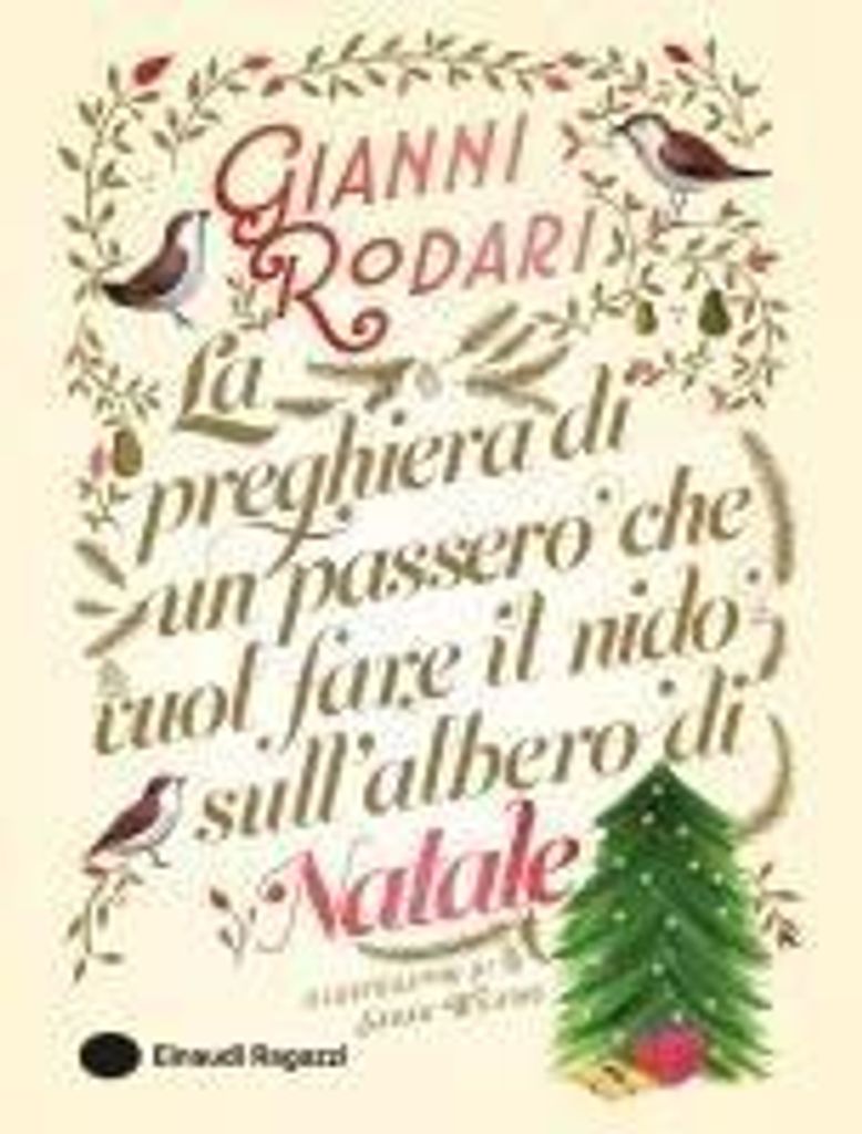 La preghiera di un passero che vuol fare il nido sull'albero di Natale