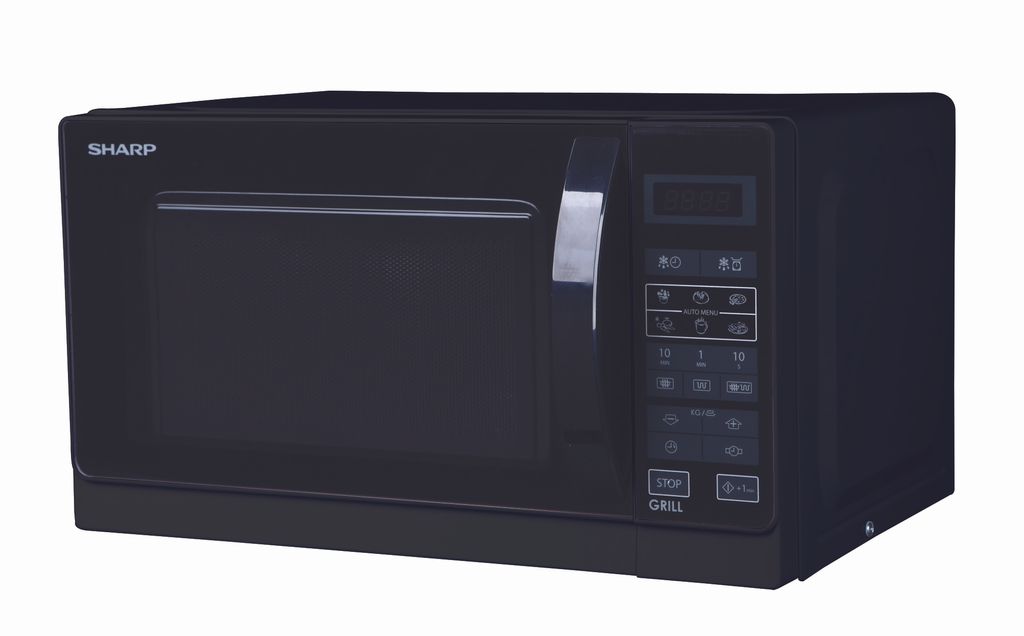 Sharp R642BKW Kuchenka mikrofalowa z grillem Zdjęcie produktu 