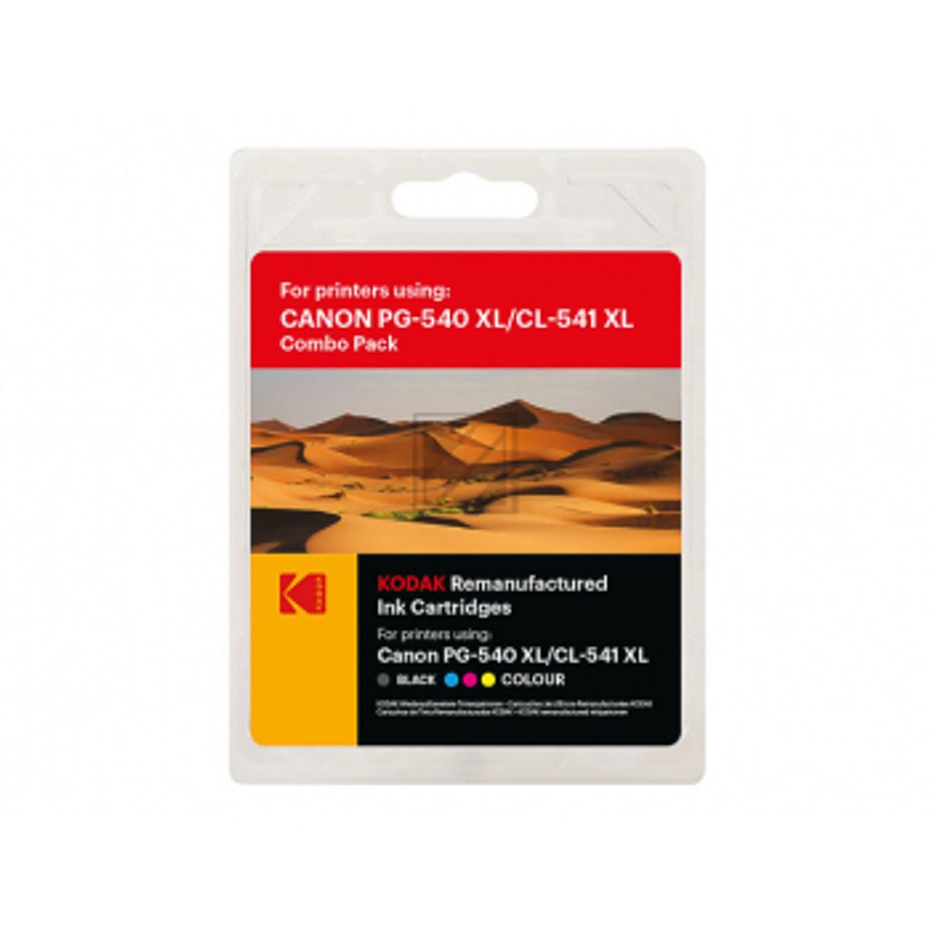 Kodak 185C054017 kompatibel für Canon MG3150 5222B005AA, 5226B005AA PG-540XL, CL-541XL