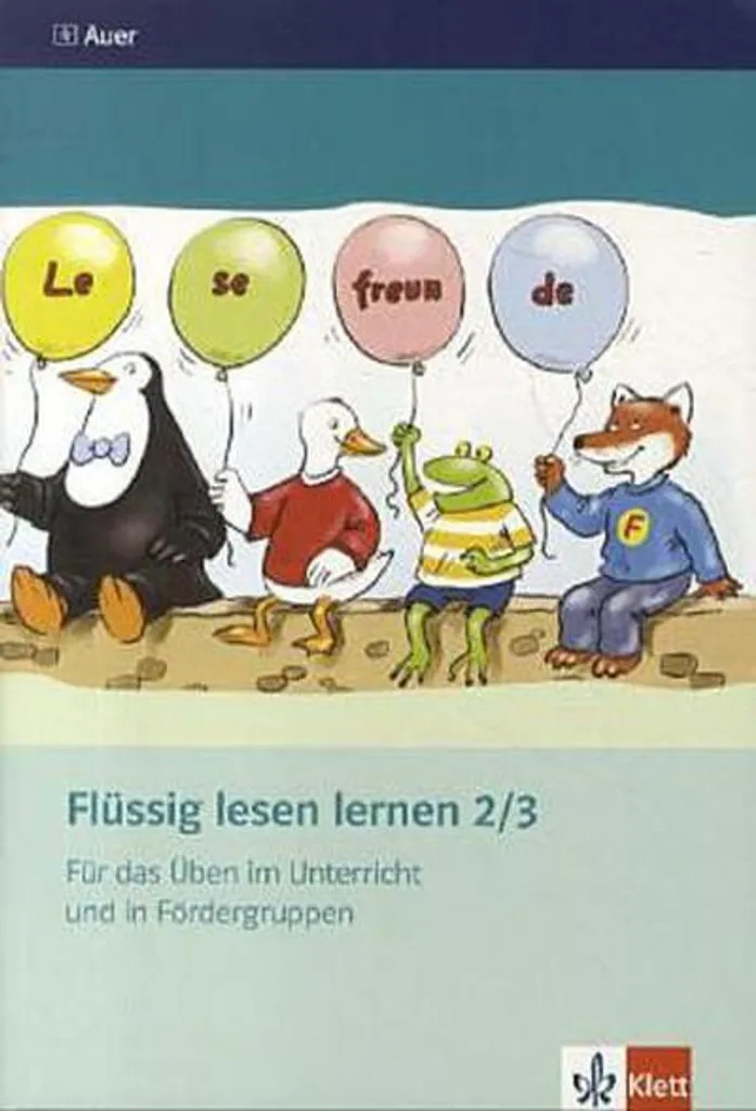 Cahier de lecture fluide Flüssig lesen lernen avec notes enseignant