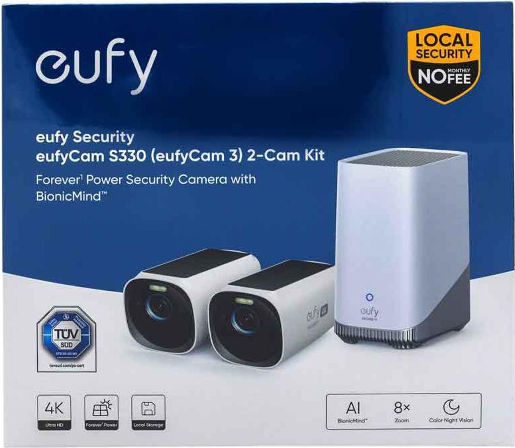 Eufy T88713W1, Eufy EufyCam S330 Productafbeelding 