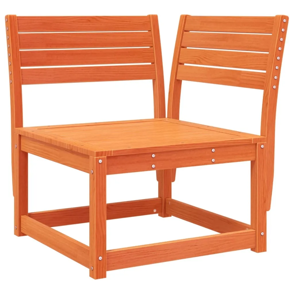 Offerta Divano Angolare Giardino Marrone Cera 73x73x78 Pino