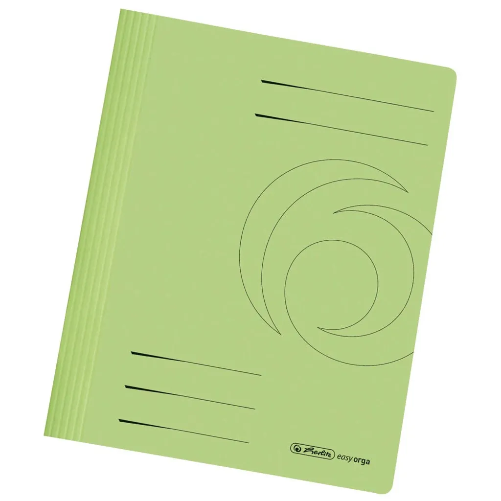 herlitz 11037090 Dossier rapide easy orga vert clair DIN A4 lot de 10