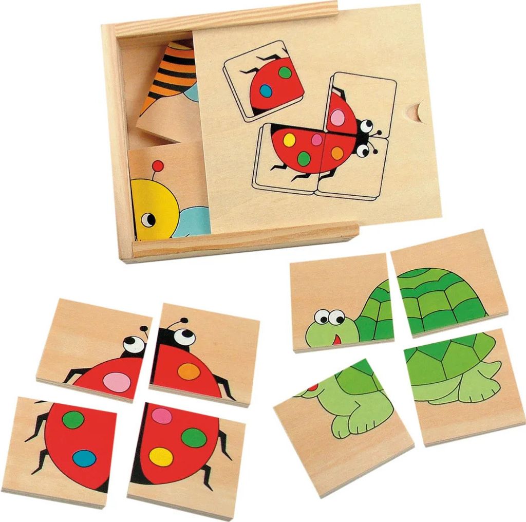 Mini puzzle Woody dans une boîte en bois Image du produit 