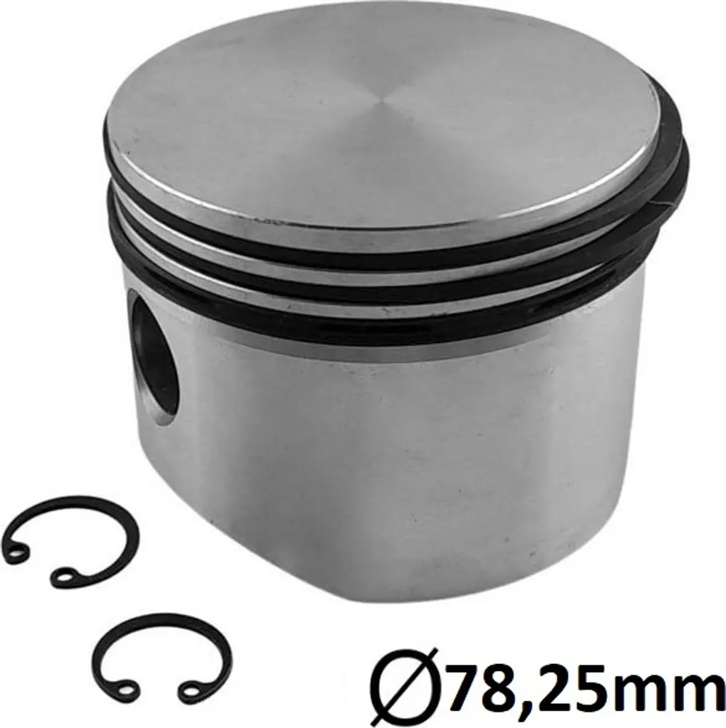 Piston compresseur 78,25 mm avec segments renforcés Renault