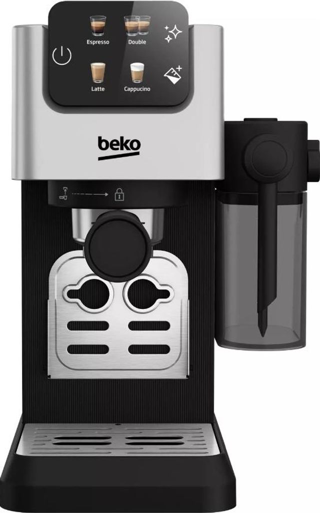 Silberne 15-bar-espressomaschine Beko CEP5304X Produktbild 