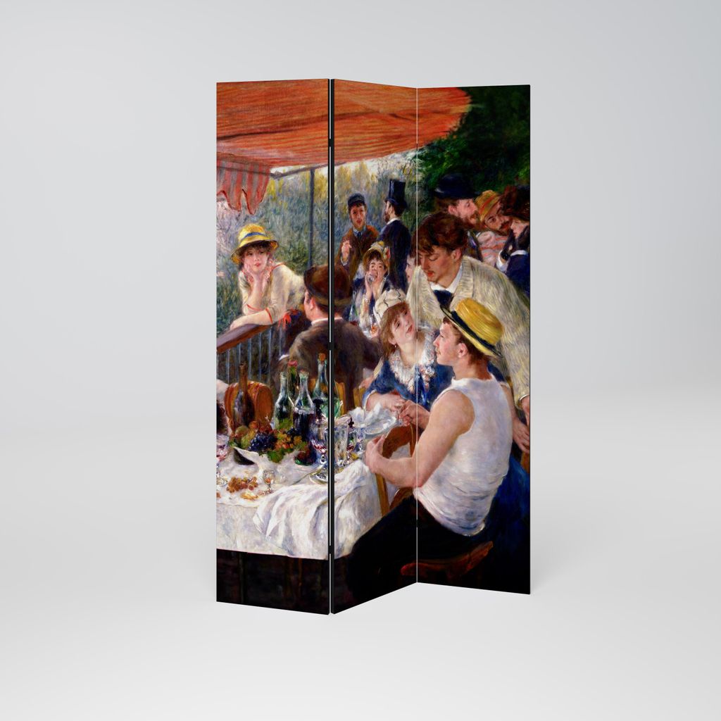 SpaceRebels Paravent Raumteiler - 3-teilig Raumtrenner, Druck 2-Seite - Raumtrenner - Trennwand Wohnung - Room Divider - Spanische Wand Deko Modern...