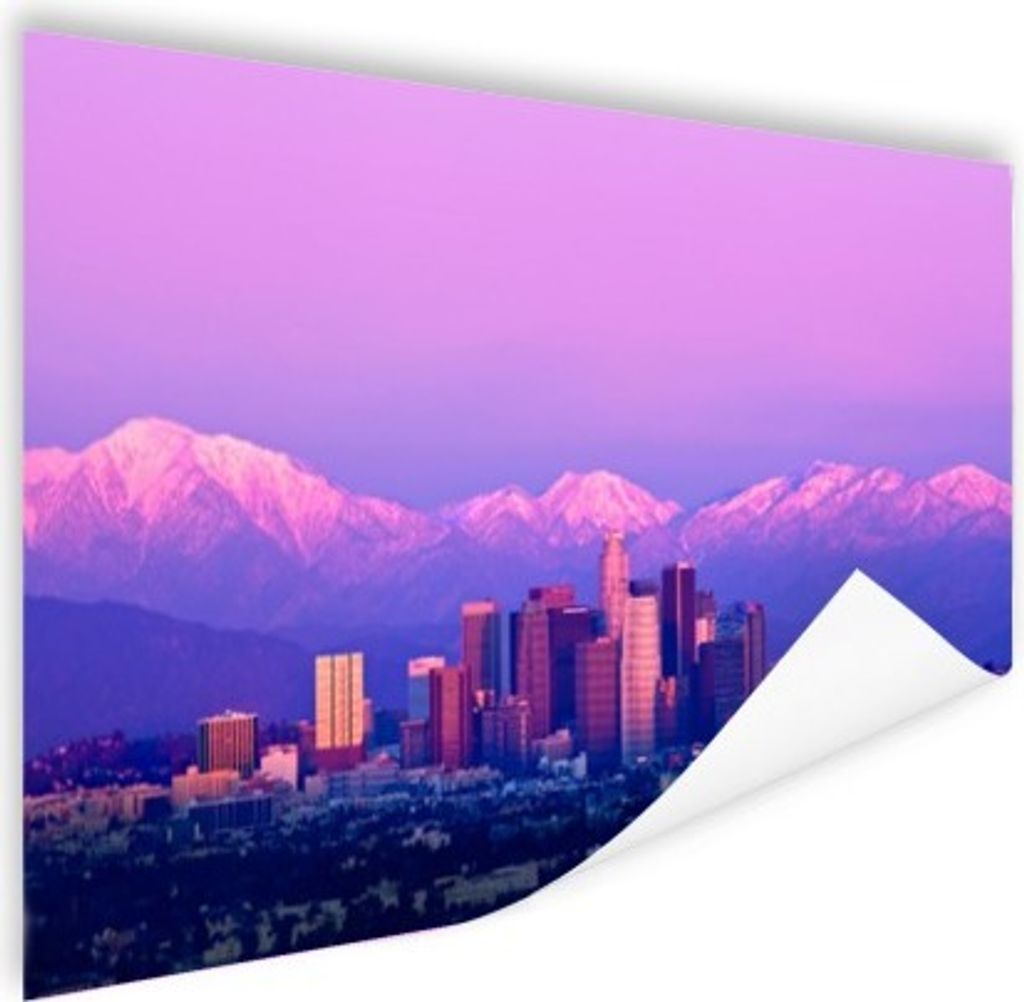 MuchoWow Poster Berg - Los Angeles - Amerika 180x120 cm - Fotoplakat