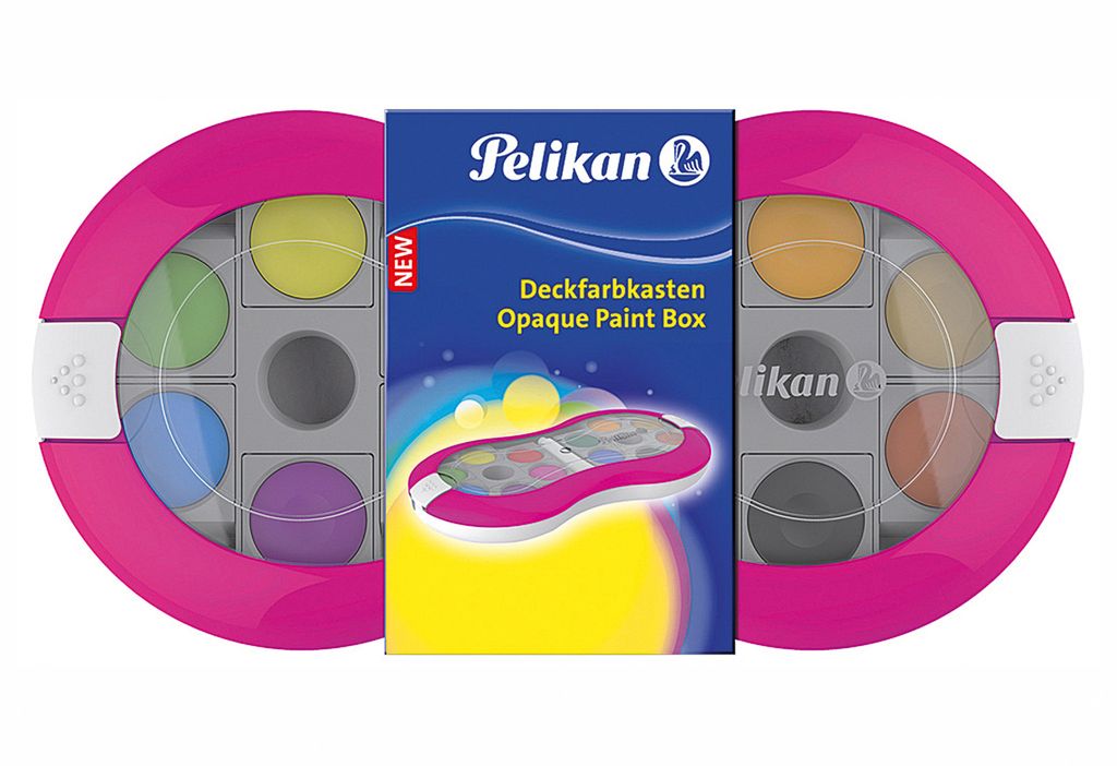 Pelikan 724625 Pelikan Farbkasten Space pink, mehrfarbig, Produktbild 