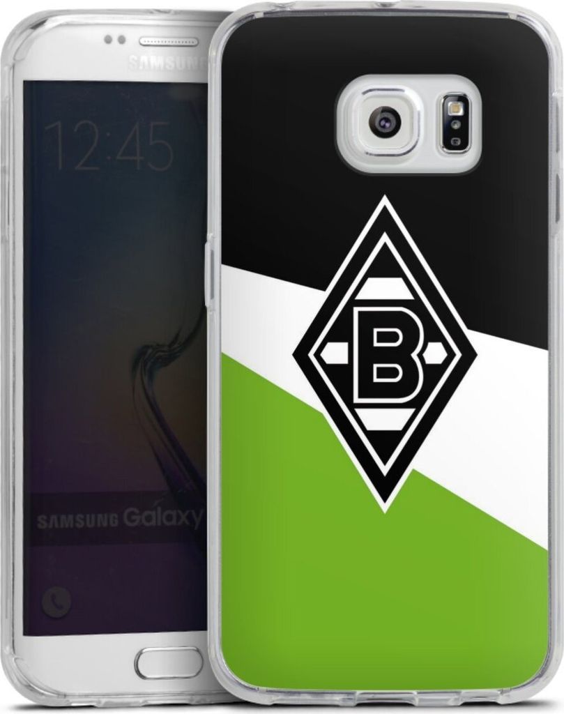 DeinDesign Handyhülle für Samsung Galaxy S6 Edge Silikon Hülle Case Smartphone Schutzhülle Borussia Mönchengladbach Gladbach Offizielles Lizen...