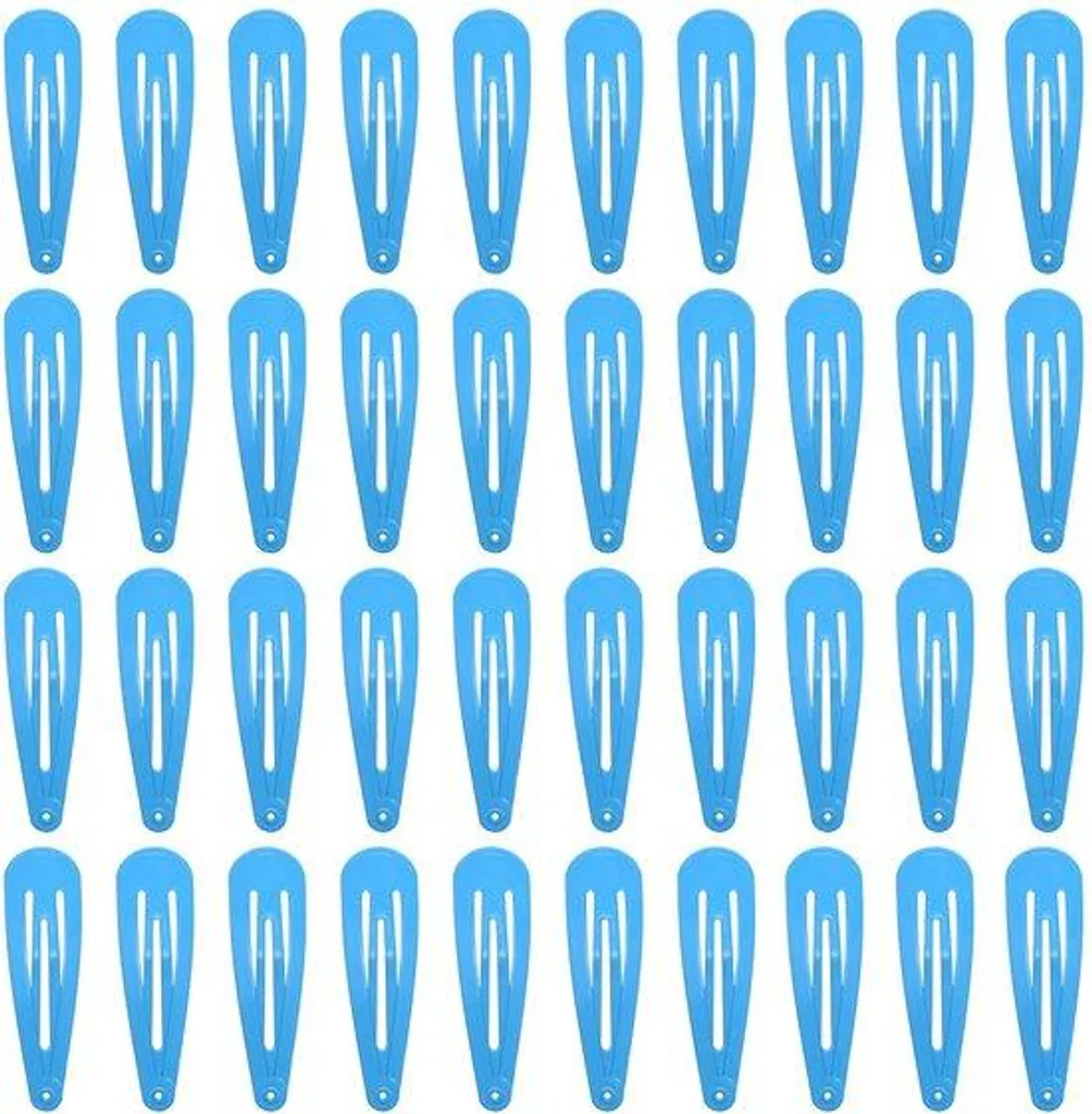 40 Barrettes de Coiffure pour Filles - Accessoires Cheveux Turquoise