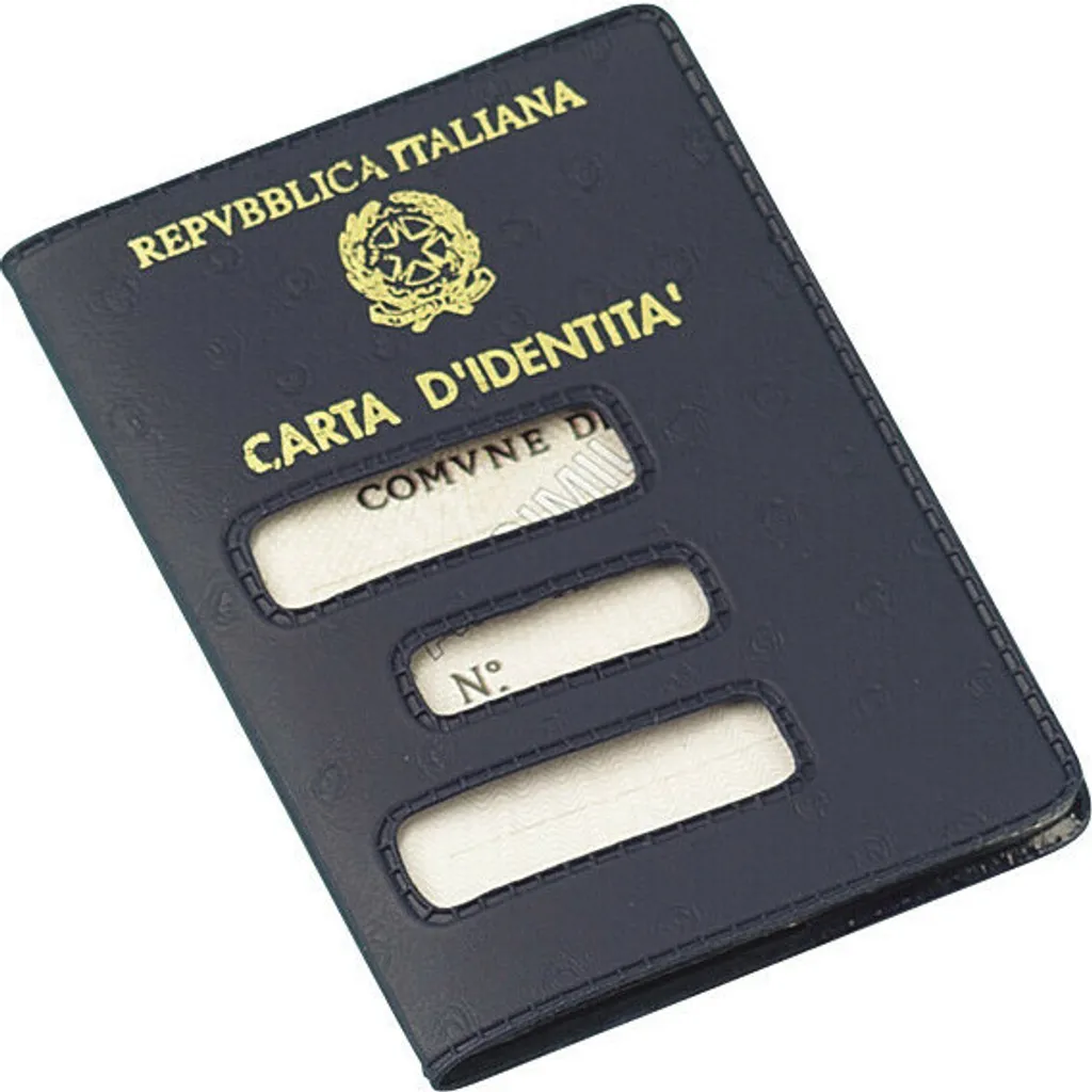 Copertina Elegante per Carta d'Identità | Organizer Documenti Trasparente