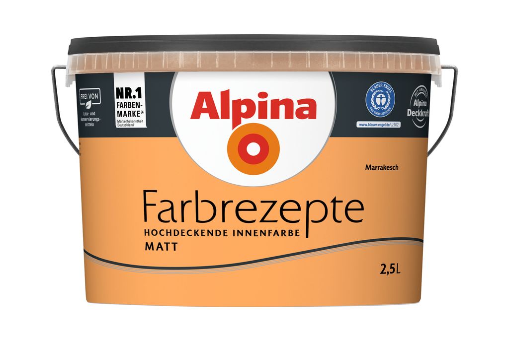 Alpina Farbrezepte Marrakesch matt 2,5 Liter Produktbild 