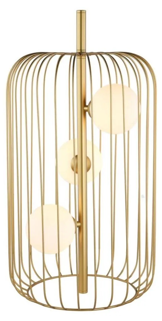 Luminaire doré Hayden MTM-3934/3 GD Italux en métal 3 lumières déco