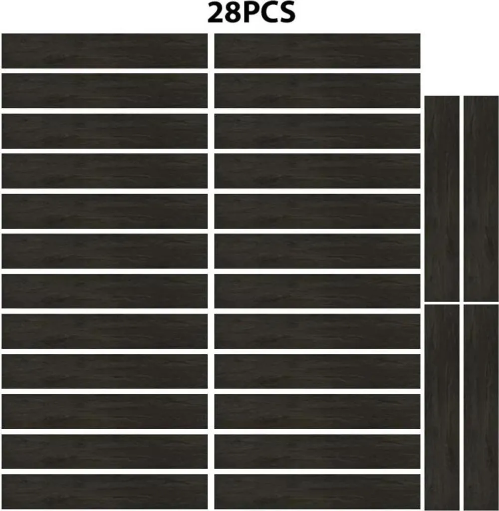 Piastrelle PVC Autoadesive Blu: Pavimento Moderno 91x15 cm Impermeabile