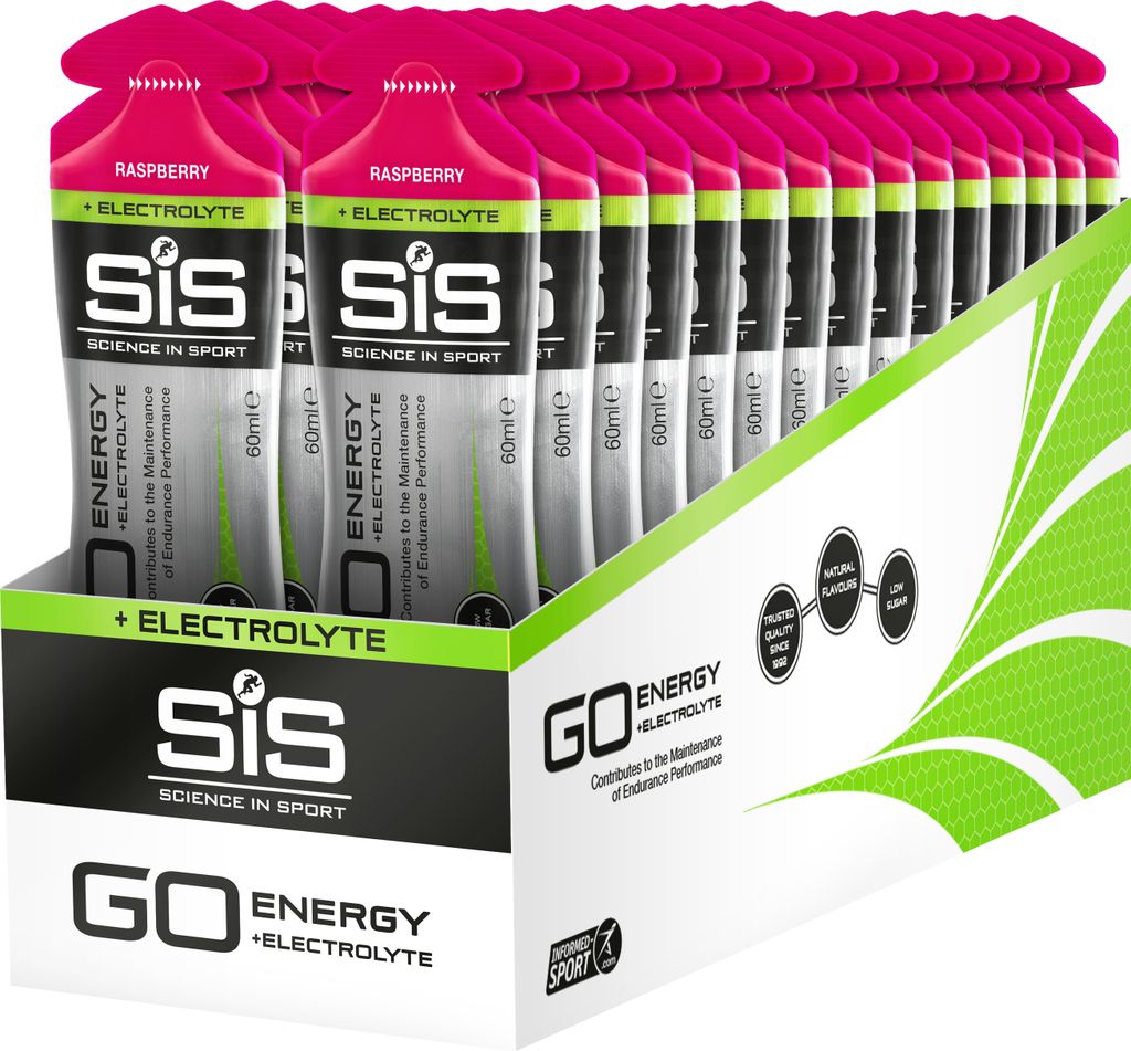 SIS Energy Gel + Himbeerelektrolyte 60ml Produktbild 
