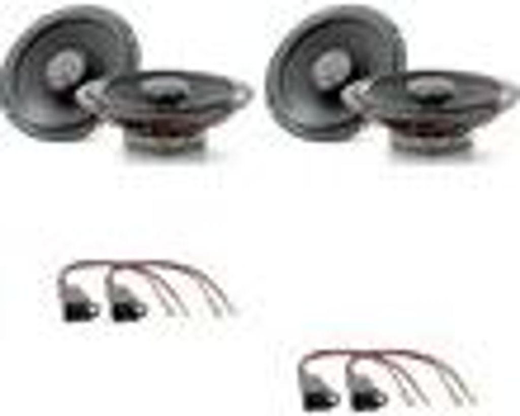 Focal ICU165 Lautsprecher Einbauset für Golf 3 Vento Passat 35i vorne hinten