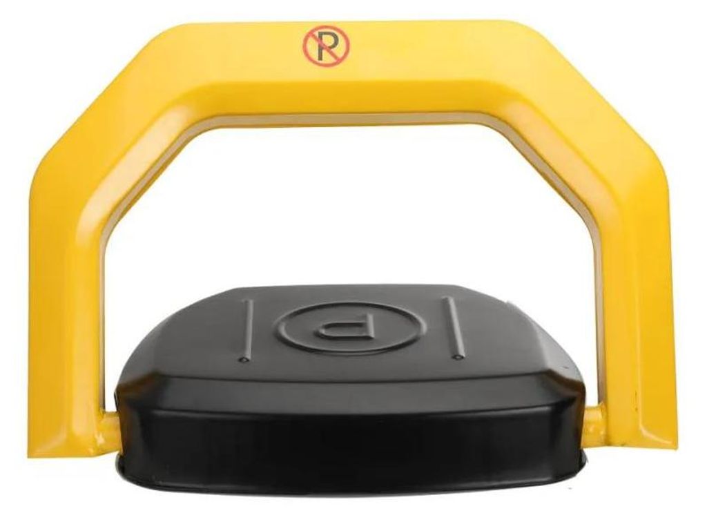 Parkplatzsperre Auto - Automatisches Parkbügel Schloss - 12W Motor - IP67 Wasserdicht - Edelstahl - Fernbedienung 180° Aufprallschutz