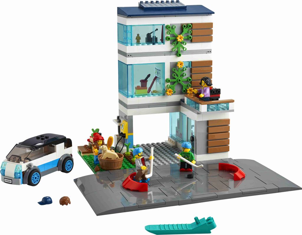 LEGO® 60291 LEGO® City 60291 Modernes Familienhaus Bausatz Image du produit 