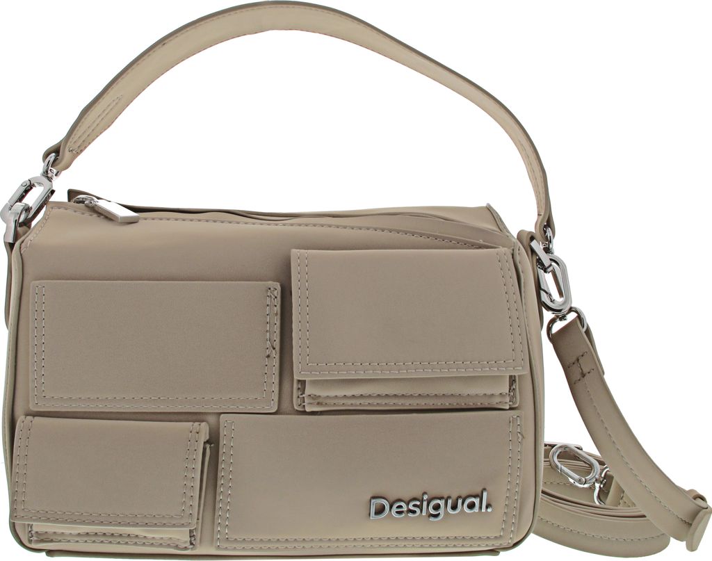 Desigual Pocket Face Phuket mini Tasche Beige in Gr. OneSize