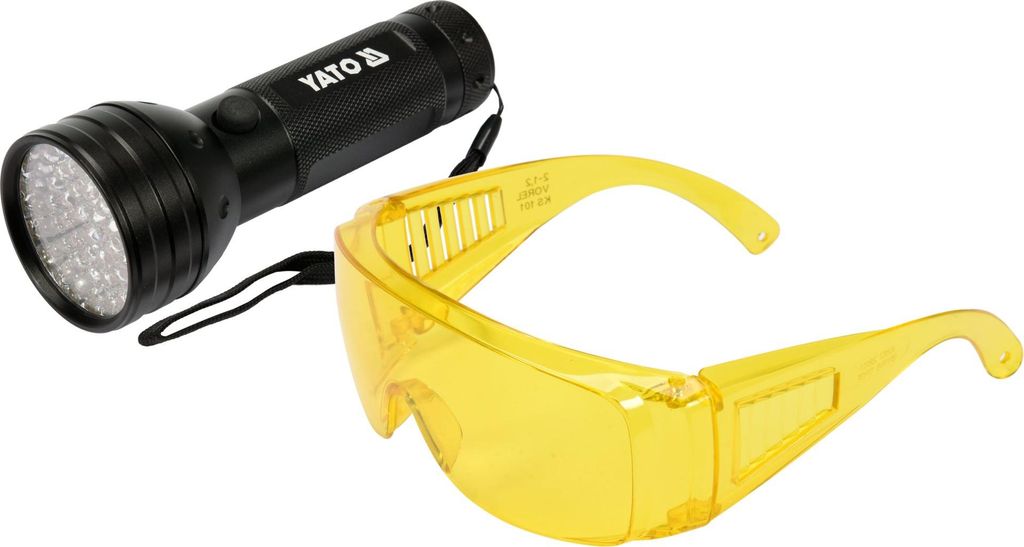 Yato Yt-08581 Uv-Taschenlampe + Schutzbrillen-Set Mit 51 Produktbild 