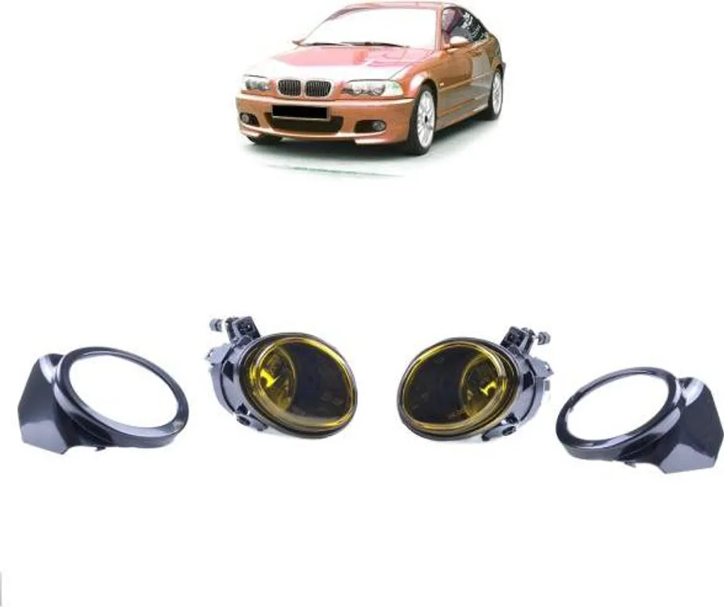 Kit Antibrouillards Jaunes pour BMW E46 E39 Pack Sport M M3 et M5