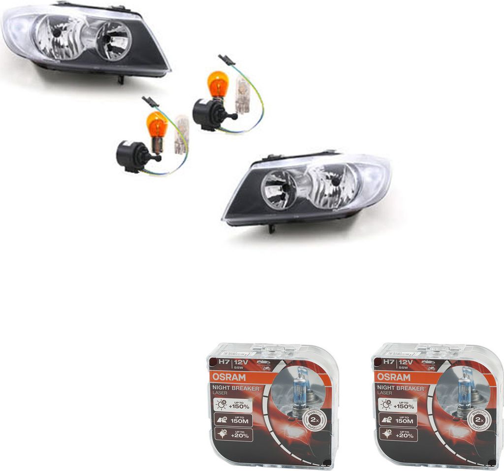 Scheinwerfer + Osram Night Breaker Laser passend für BMW 3 Produktbild 