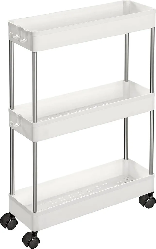 Carrello Beauty Bianco 3 Ripiani: Organizer Estetica e Makeup