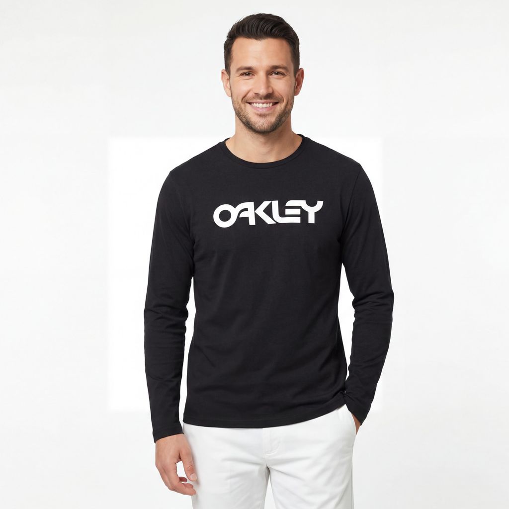 Herren-T-Shirt OAKLEY Langarm Mark II Tee 2.0 Schwarz M