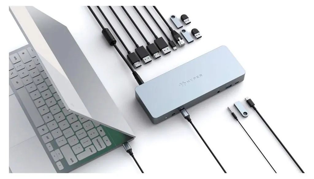 Réplicateur de ports USB 3.2 Gen 1 Type-C Hyper HDM1H ultra robuste