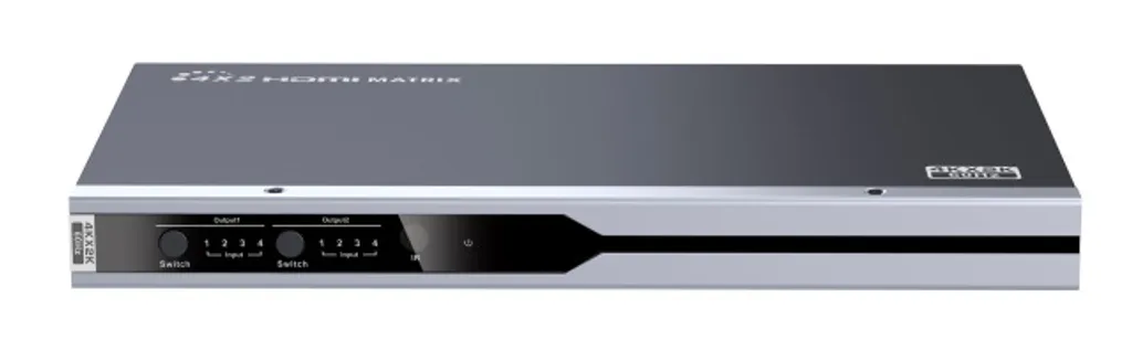 Matrice HDMI 4x2 4K 60Hz Techly : fini les câbles à débrancher sur TV