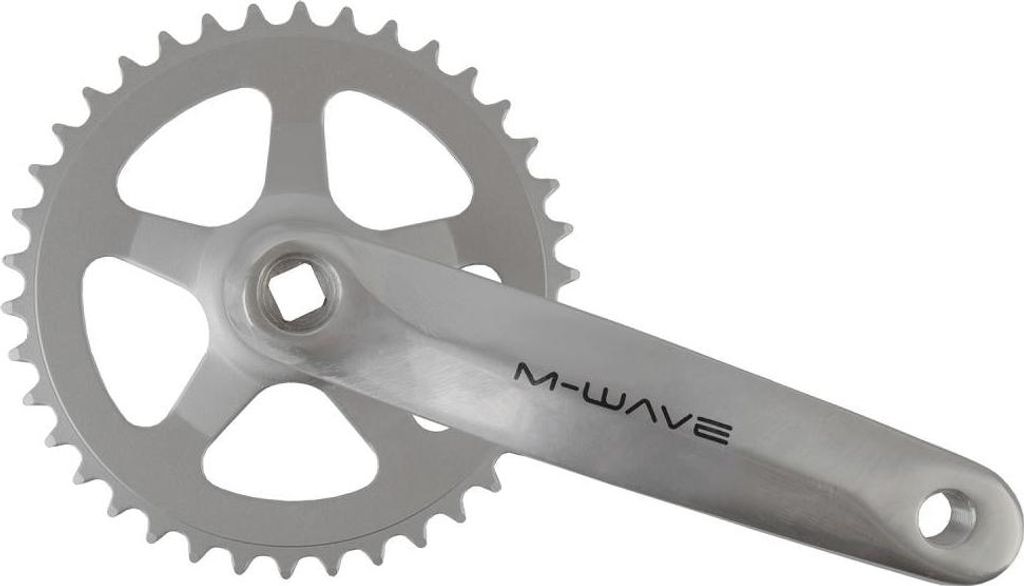 M-WAVE Kurbelsatz 38 Zähne 170 mm Aluminium Stahl 1-fach Produktbild 