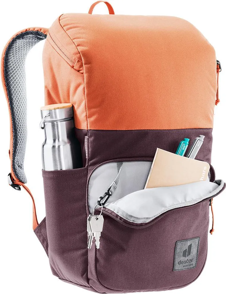 Deuter Overday Deepsea-Glacier: Zaino Urban 15L Eco-Friendly - 8