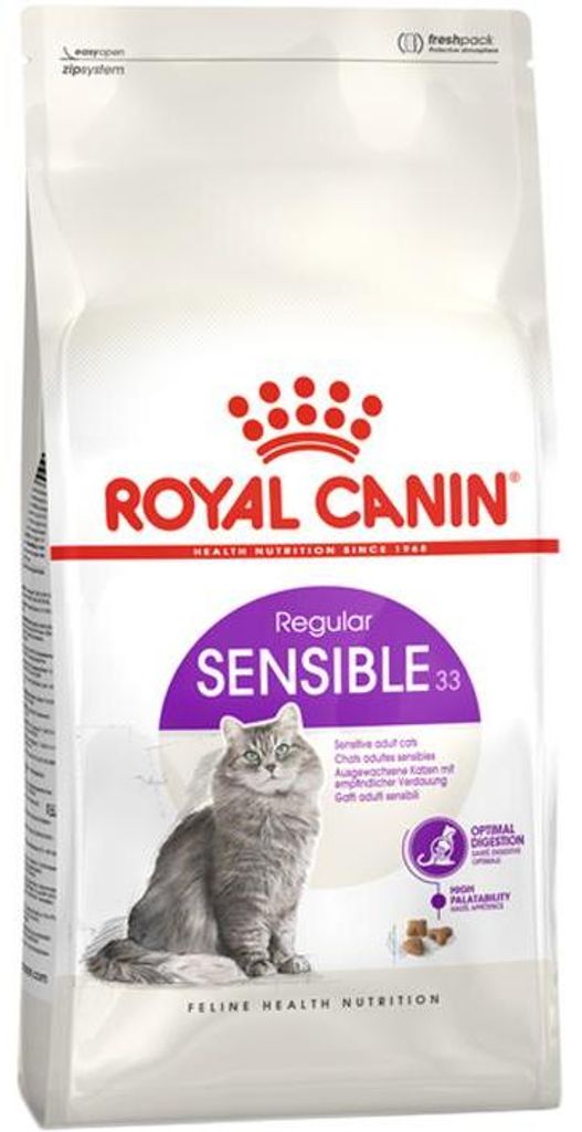 Royal Canin Sensible 33, Dospelý, 10 kg, Obsahuje Obrázok produktu 