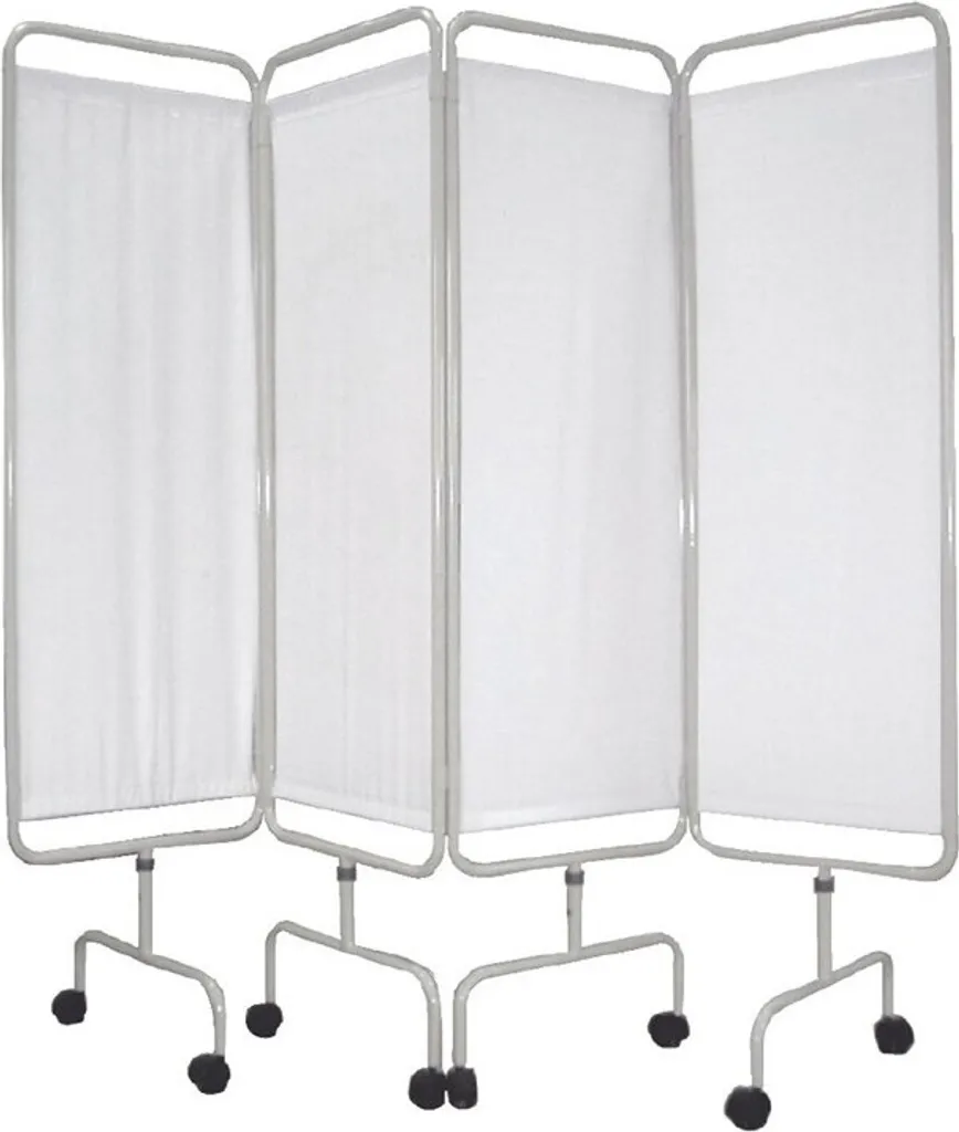 Écran médical Bolero : Cloison mobile pliable avec rideaux lavables 175cm